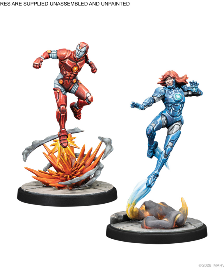 Atomic Mass Games - AMG Marvel: Crisis Protocol - Iron Lad, Iron Monger, Kang The Conqueror & Rescue