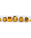 Hymgho Premium Gaming - HYO Hymgho Premium Gaming - Mini Polyhedral 7-Die Set - Solid Metal - Gold