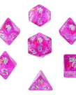 Hymgho Premium Gaming - HYO Hymgho Premium Gaming - Polyhedral 7-Die Set - Wyrmforged: Lumina Unicornia