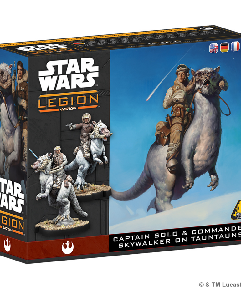 Atomic Mass Games - AMG Star Wars: Legion - Captain Solo & Commander Skywalker on Tauntauns