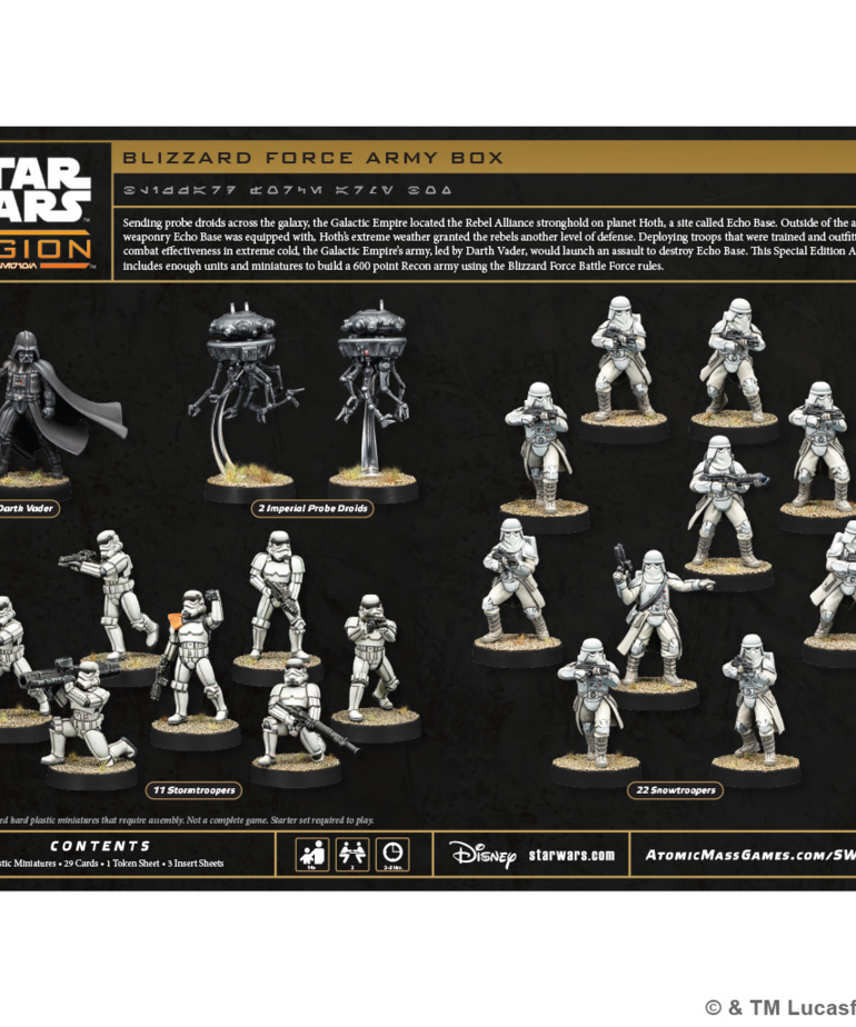 Atomic Mass Games - AMG Star Wars: Legion - Blizzard Force Special Edition Army Box