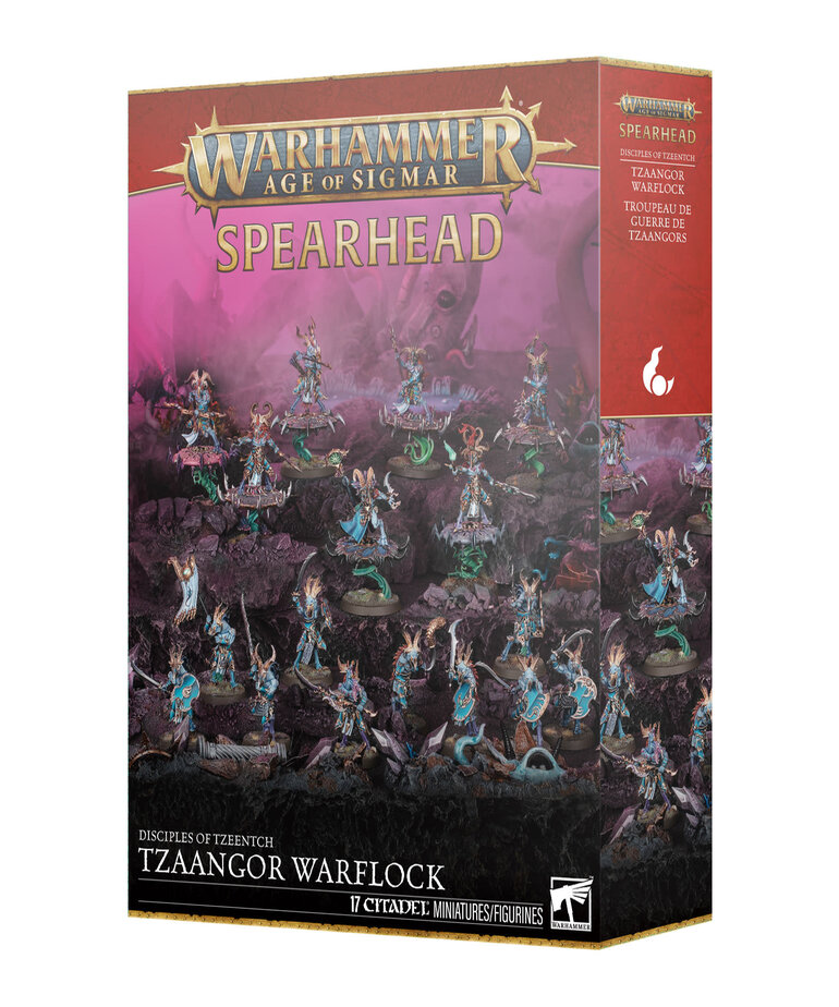 Games Workshop - GAW PRESALE Warhammer: Age of Sigmar - Disciples of Tzeentch Spearhead - Tzaangor Warflock 02/21/2026