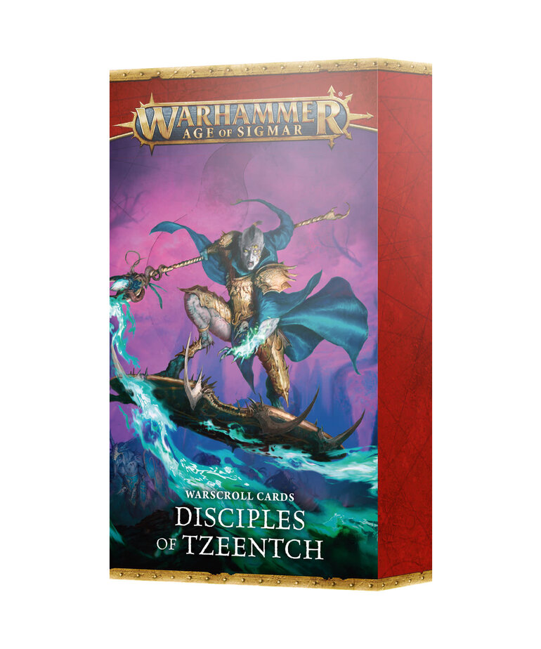 Games Workshop - GAW Warhammer: Age of Sigmar - Warscroll Cards - Disciples of Tzeentch