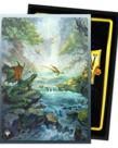 Arcane Tinmen - ATM Dragon Shield - Dual Matte Art Sleeves - Magic: The Gathering - Landfall Series - Misty Rainforest