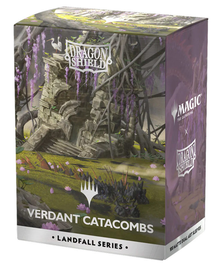 Arcane Tinmen - ATM Dragon Shield - Dual Matte Art Sleeves - Magic: The Gathering - Landfall Series - Verdant Catacomb