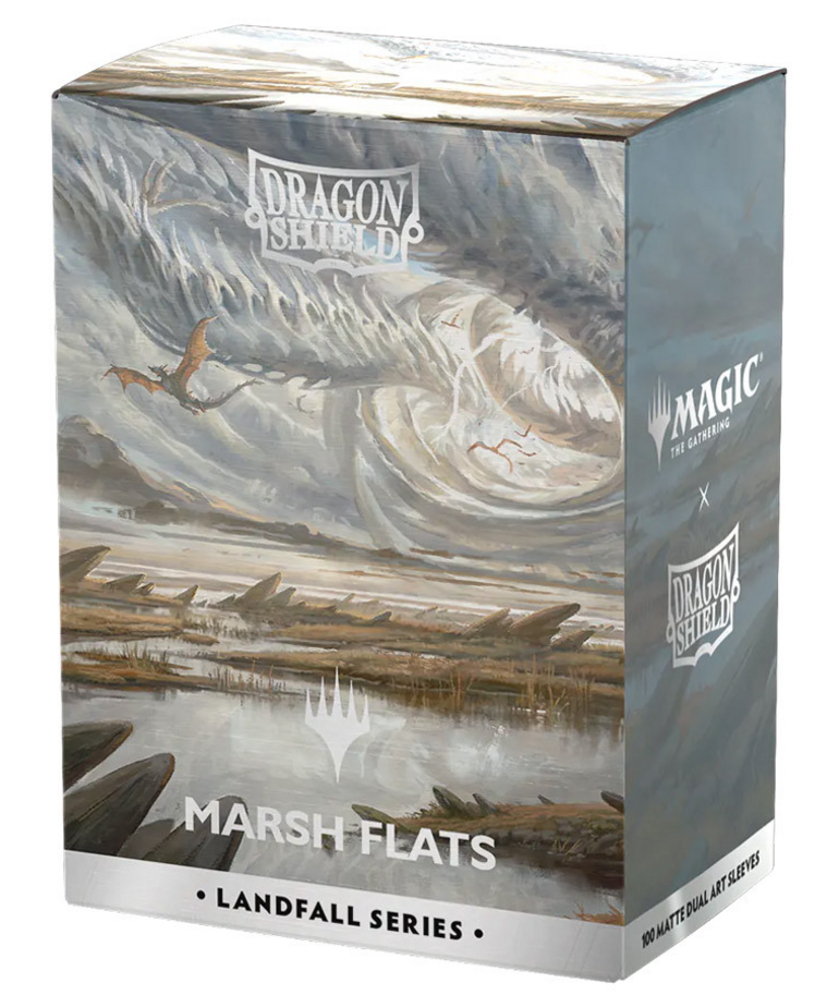 Arcane Tinmen - ATM Dragon Shield - Dual Matte Art Sleeves - Magic: The Gathering - Landfall Series - Marsh Flats