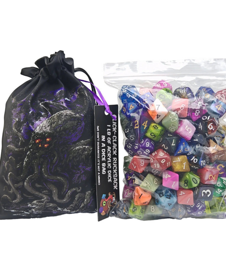 Hymgho Premium Gaming - HYO Hymgho Premium Gaming - Click Clack Rucksack (1lb Dice with Bag)