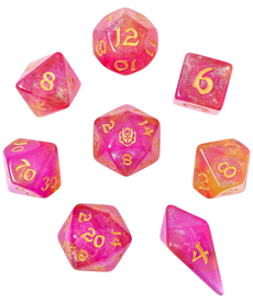 Hymgho Premium Gaming - HYO Polyhedral 8-Die Set - Wyrmforged: Dragon Bait