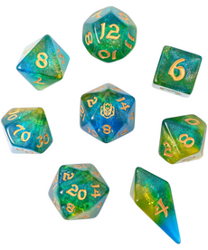 Hymgho Premium Gaming - HYO Polyhedral 8-Die Set - Wyrmforged: Eye of Newt