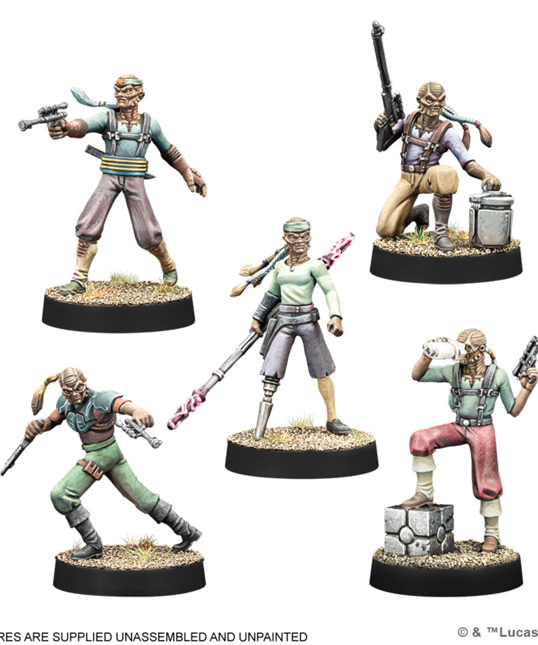 Atomic Mass Games - AMG Star Wars: Legion - Hondo Ohnaka & Weequay Pirates