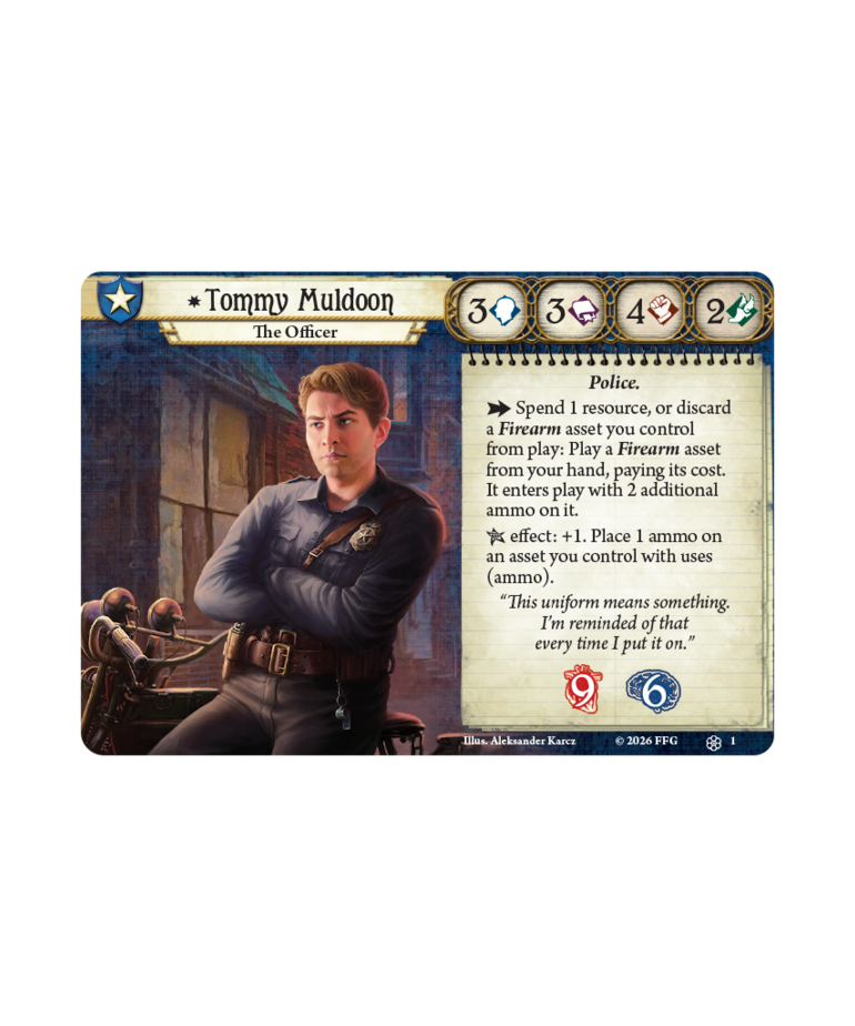 Fantasy Flight Games - FFG PRESALE Arkham Horror: The Card Game - Tommy Muldoon Investigator Deck 04/17/2026