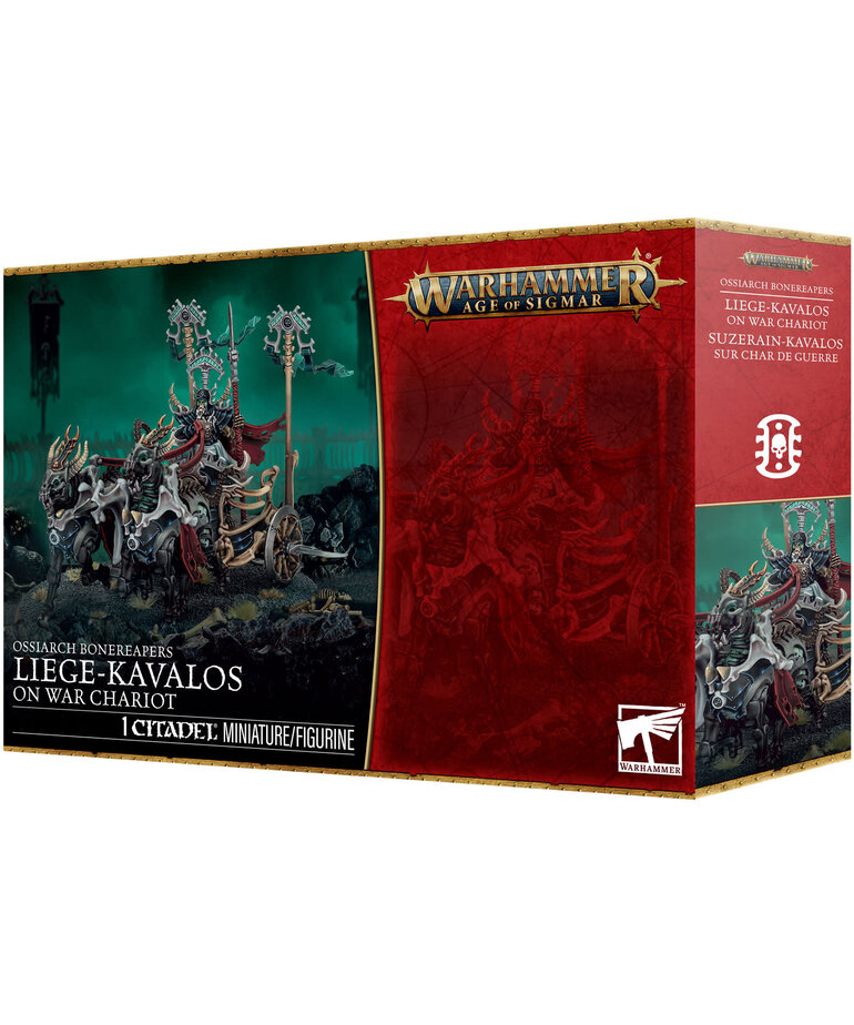 Games Workshop - GAW PRESALE Warhammer: Age of Sigmar - Ossiarch Bonereapers - Liege-Kavalos on War Chariot 03/07/2026