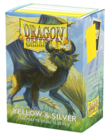 Arcane Tinmen - ATM Dragon Shield - Dual Matte Card Sleeves - Yellow & Silver