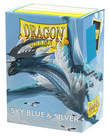 Arcane Tinmen - ATM Dragon Shield - Dual Matte Card Sleeves - Sky Blue & Silver