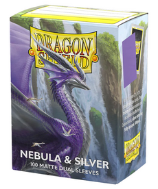 Arcane Tinmen - ATM Dual Matte Card Sleeves - Nebula & Silver