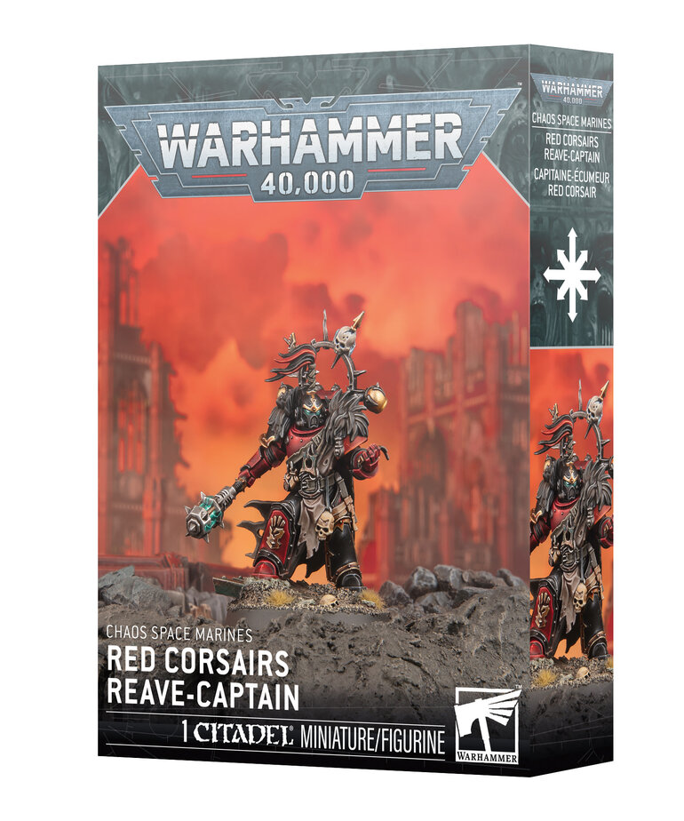 Games Workshop - GAW Warhammer 40K - Chaos Space Marines - Red Corsairs Reave-Captain
