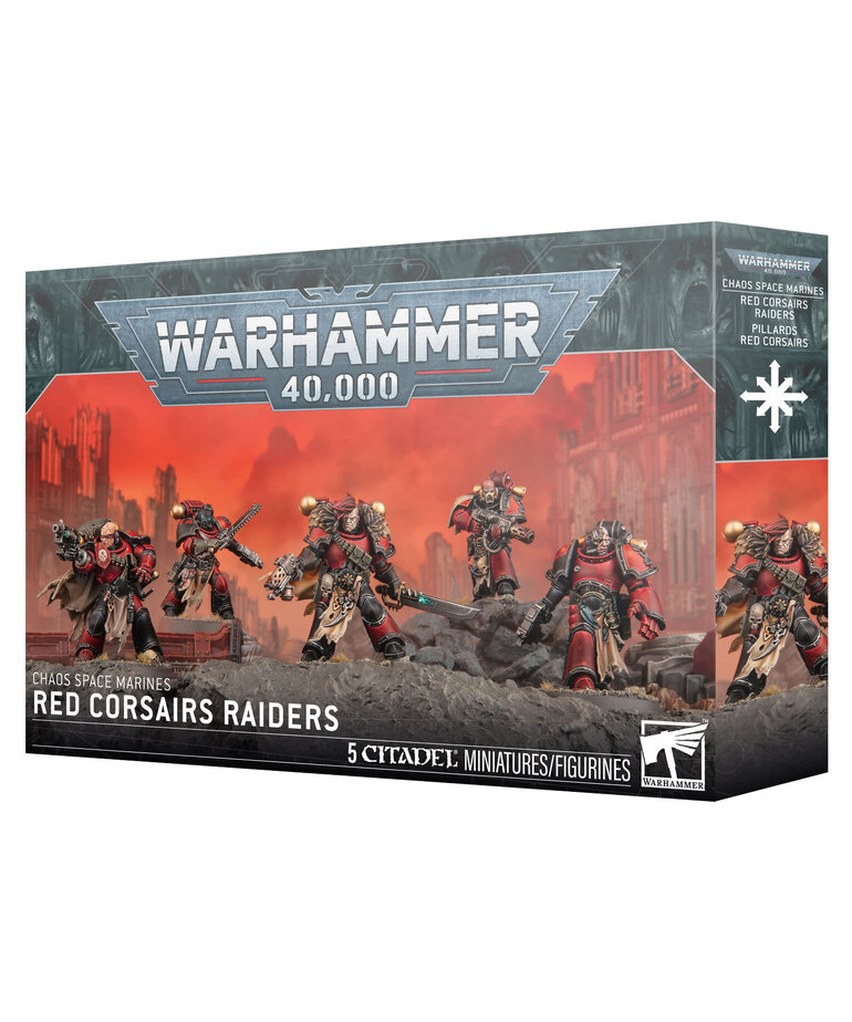 Games Workshop - GAW Warhammer 40K - Chaos Space Marines - Red Corsairs Raiders