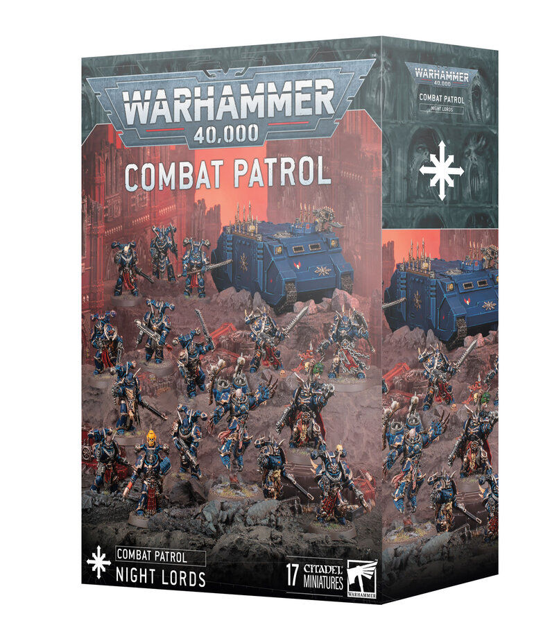 Games Workshop - GAW Warhammer 40K - Chaos Space Marines - Combat Patrol - Night Lords