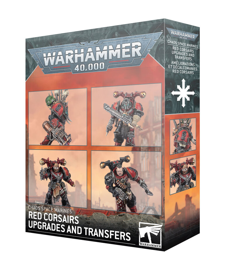 Games Workshop - GAW Warhammer 40K - Chaos Space Marines - Red Corsairs Upgrades & Transfers
