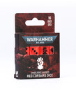 Games Workshop - GAW Warhammer 40K - Chaos Space Marines - Red Corsairs Dice
