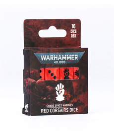 Games Workshop - GAW Chaos Space Marines - Red Corsairs Dice