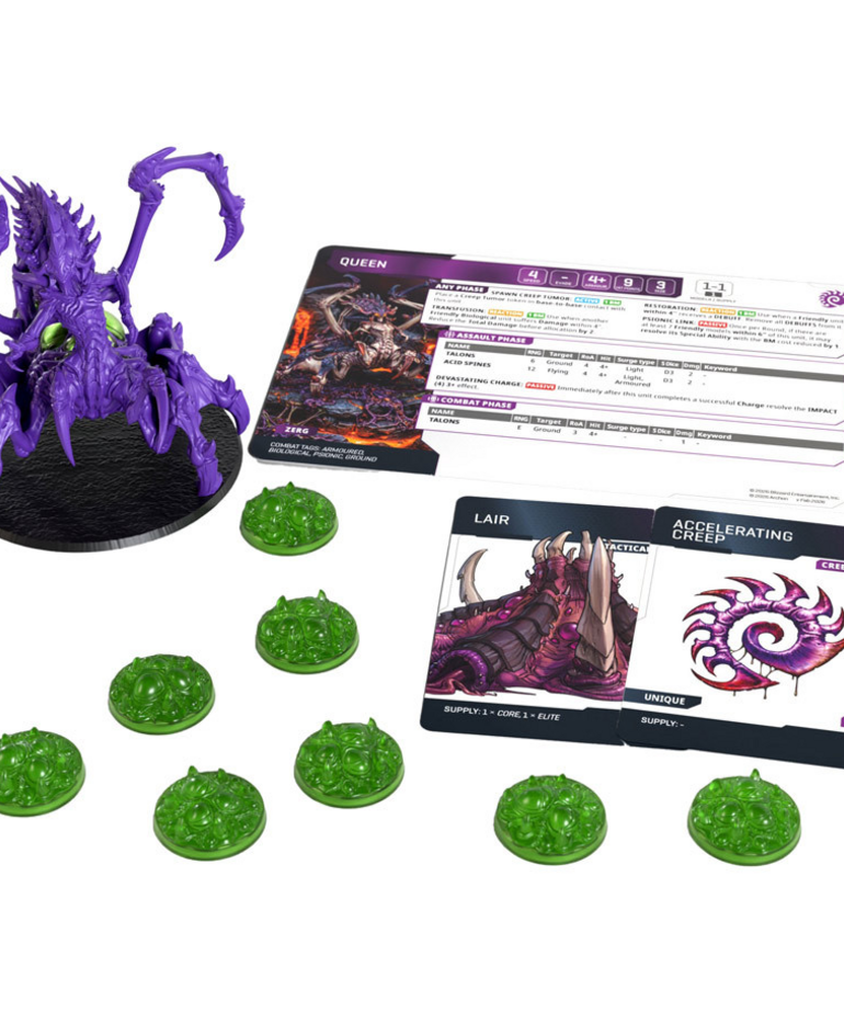 Archon Studio - ACH StarCraft The Miniatures Game - Zerg - Queen Expansion Set