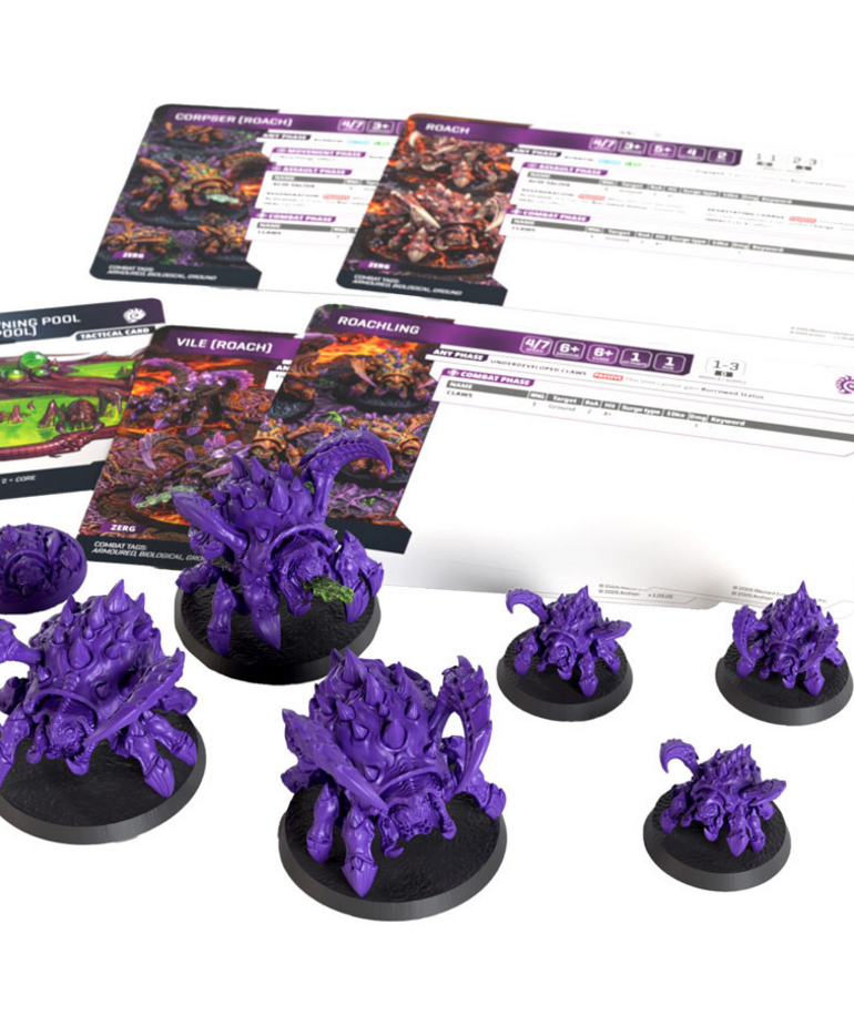 Archon Studio - ACH StarCraft The Miniatures Game - Zerg - Roach Expansion Set