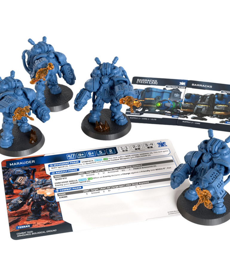 Archon Studio - ACH StarCraft The Miniatures Game - Terran - Marauder Expansion Set