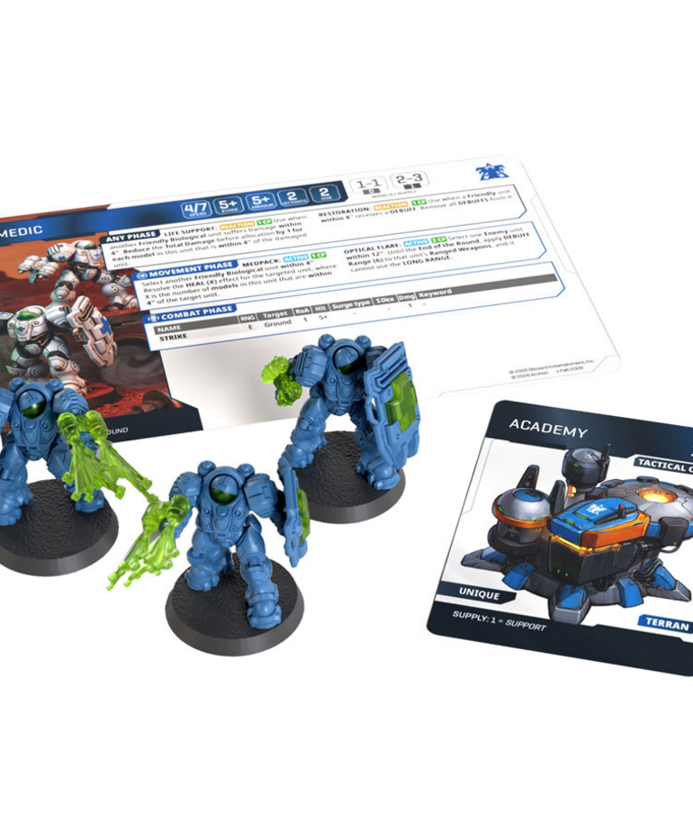 Archon Studio - ACH StarCraft The Miniatures Game - Terran - Medic Expansion Set