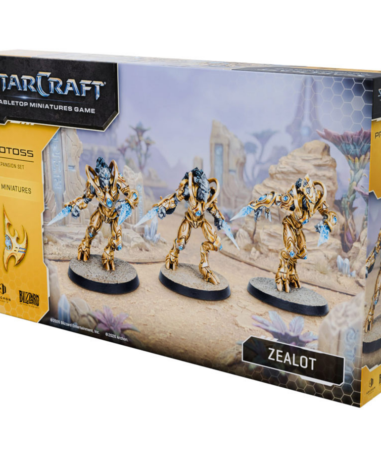 Archon Studio - ACH PRESALE StarCraft The Miniatures Game - Protoss - Zealot Expansion Set 05/00/2026