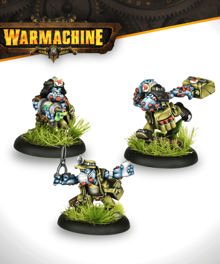 Steamforged Games LTD - STE Warmachine - Southern Kriels Kithguard Core Expansion