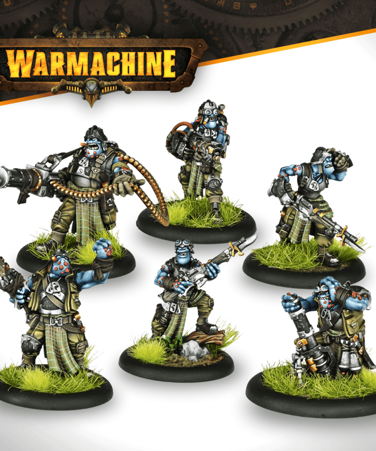 Steamforged Games LTD - STE Warmachine - Southern Kriels Kithguard Core Expansion
