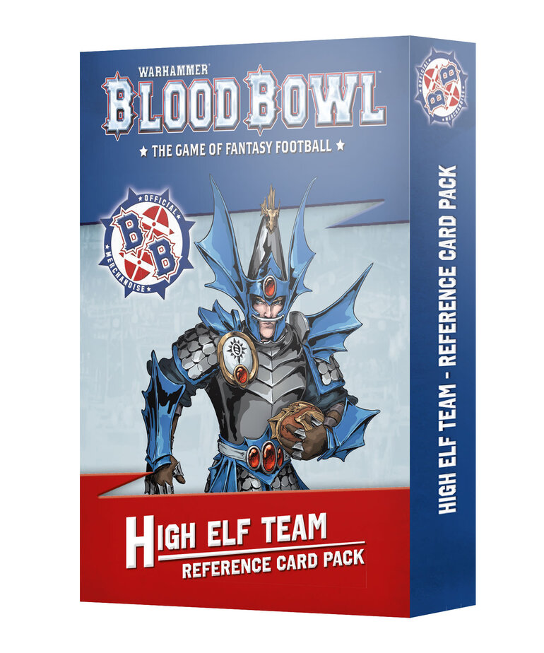 Games Workshop - GAW Blood Bowl - High Elf Team Reference Cards