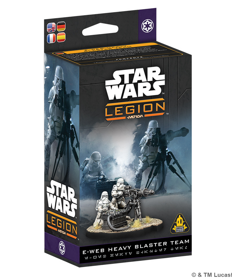Atomic Mass Games - AMG Star Wars: Legion - E-Web Heavy Blaster Team
