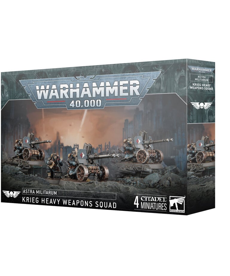 Games Workshop - GAW Warhammer 40K - Astra Militarum - Krieg Heavy Weapons Squad
