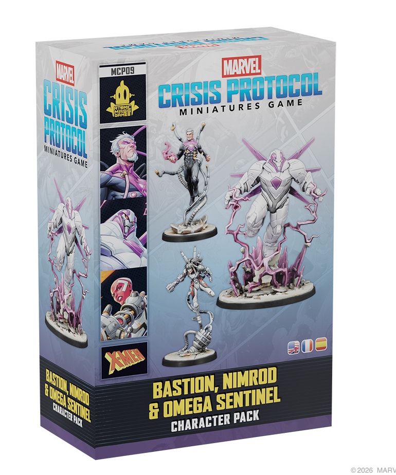 Atomic Mass Games - AMG PRESALE Marvel: Crisis Protocol - Bastion, Nimrod & Omega Sentinel 05/22/2026