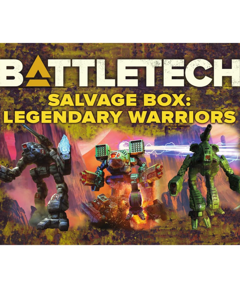 Catalyst Game Labs - CYT BattleTech - Salvage Box - Legendary Warriors Display (9)
