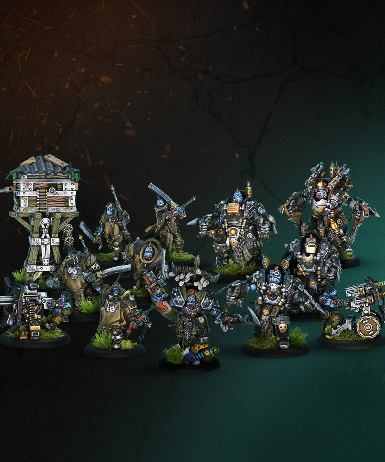 Steamforged Games LTD - STE Warmachine - Southern Kriels Kithguard - Auxiliary Expansion