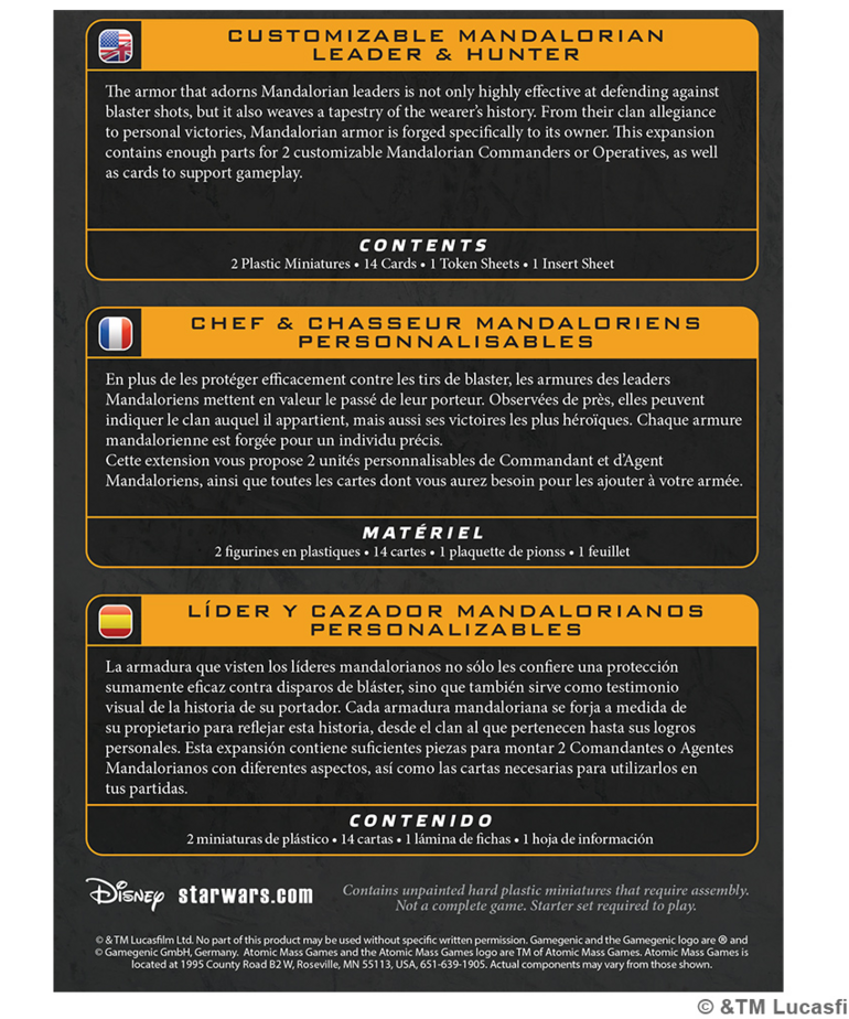 Atomic Mass Games - AMG PRESALE Star Wars: Legion - Separatist Specialists 06/05/2026