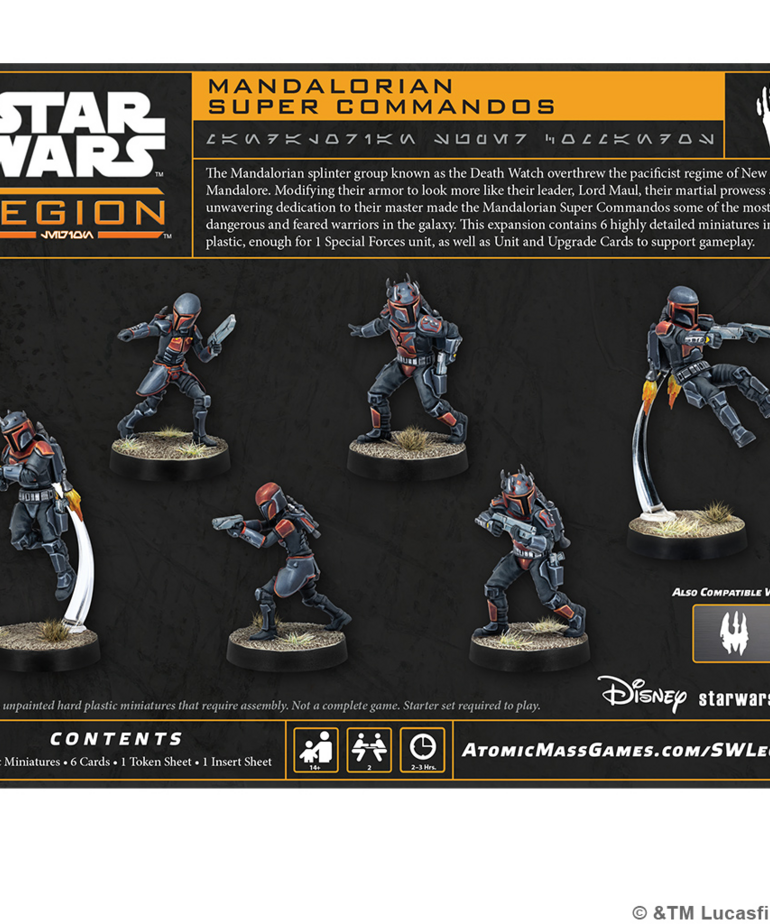 Atomic Mass Games - AMG PRESALE Star Wars: Legion - Mandalorian Super Commandos 06/19/2026