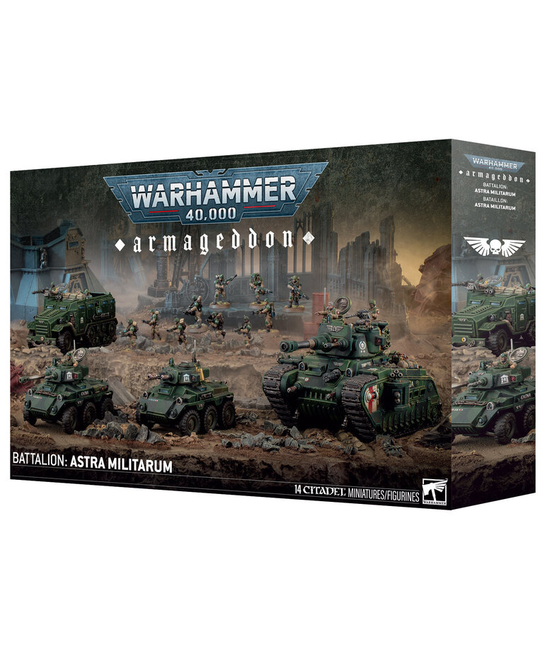 Games Workshop - GAW Warhammer 40K - Armageddon Battalion - Astra Militarum
