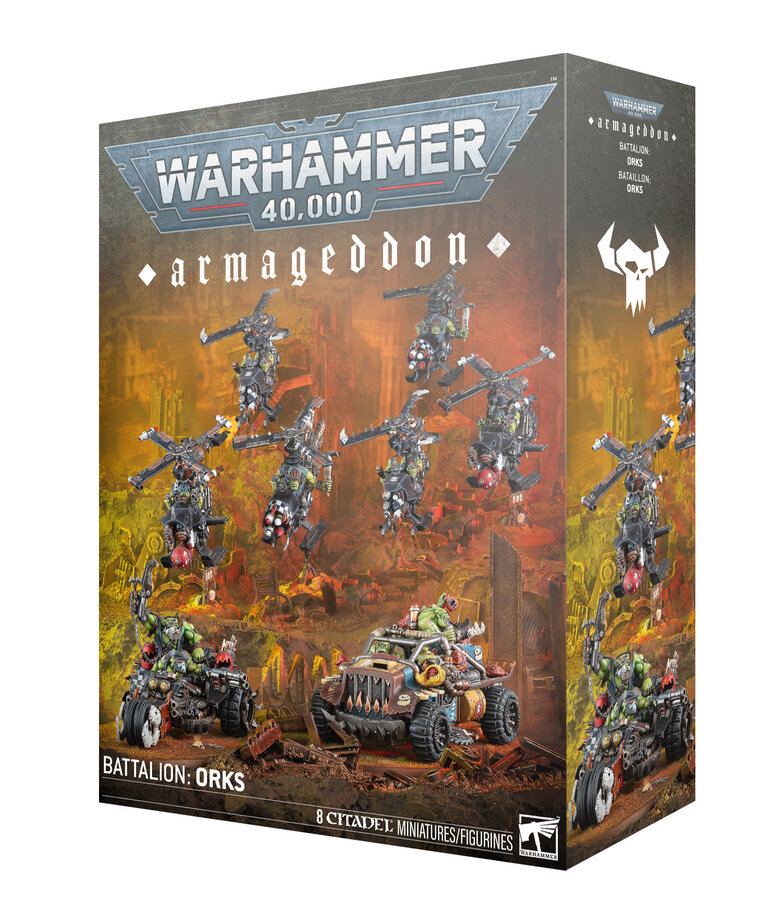 Games Workshop - GAW Warhammer 40K - Armageddon Battalion - Orks
