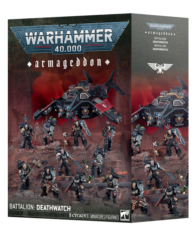 Games Workshop - GAW Warhammer 40K - Armageddon Battalion - Deathwatch