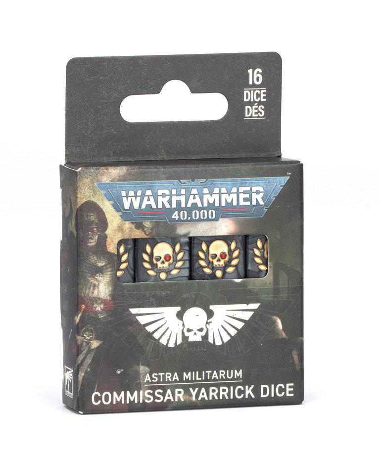 Games Workshop - GAW Warhammer 40K - Astra Militarum - Commissar Yarrick Dice