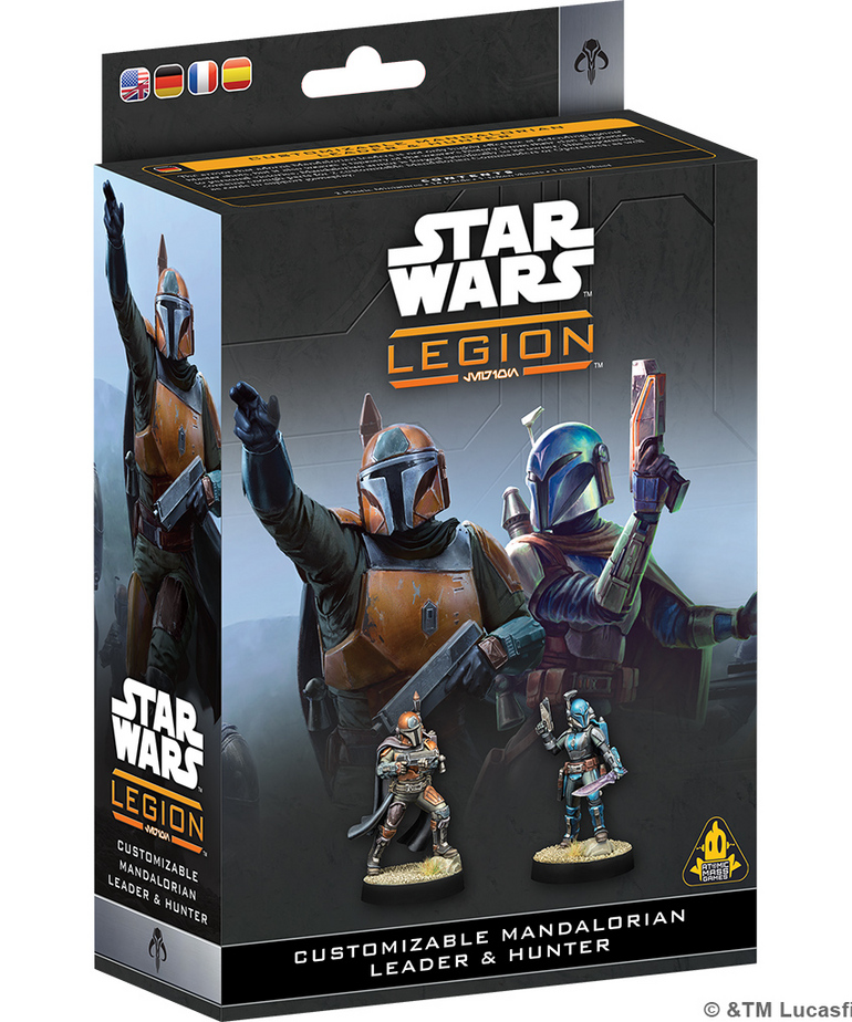 Atomic Mass Games - AMG PRESALE Star Wars: Legion - Customizable Mandalorian Leader & Hunter 08/07/2026