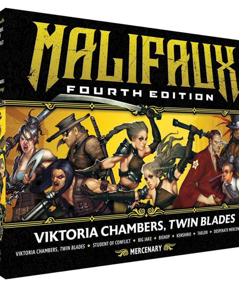 Wyrd Miniatures - WYR PRESALE Malifaux 4E - Outcasts - Viktoria, Twin Blades 05/00/2026
