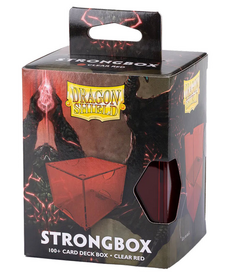 Arcane Tinmen - ATM Deck Box - 100+ Strong Box - Clear Red