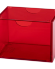 Arcane Tinmen - ATM Dragon Shield - Deck Box - 100+ Strong Box - Clear Red