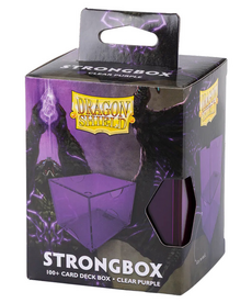 Arcane Tinmen - ATM Deck Box - 100+ Strong Box - Clear Purple