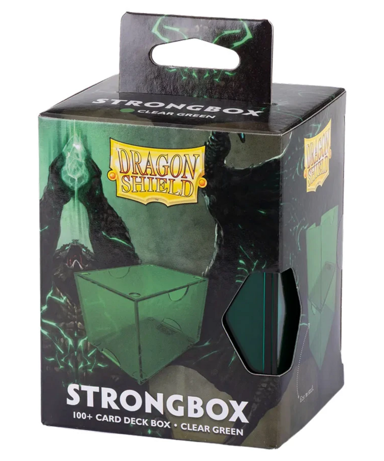 Arcane Tinmen - ATM Dragon Shield - Deck Box - 100+ Strong Box - Clear Green